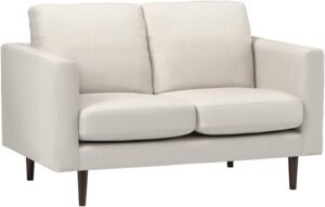 Rivet revolve modern upholstered loveseat sofa