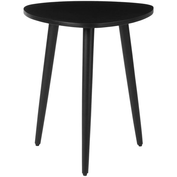 Tri Pin Side Table, handmade modern side table with round top and three sleek pin legs