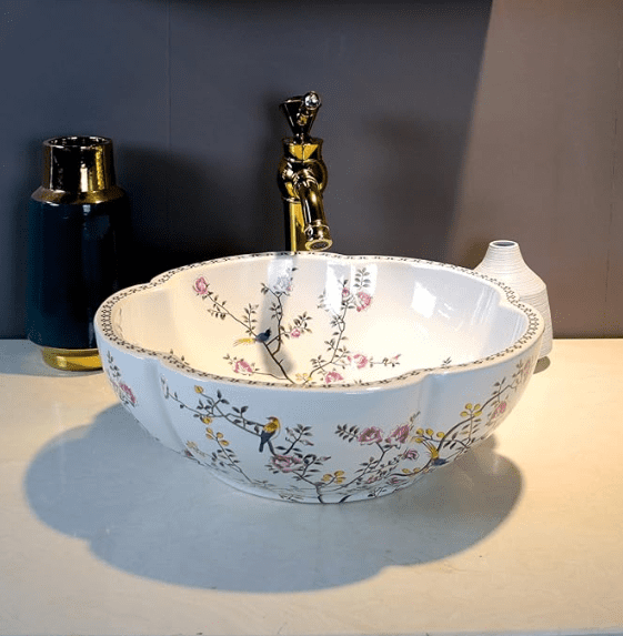 Ceramic Bathroom Vessel Sink Bowl