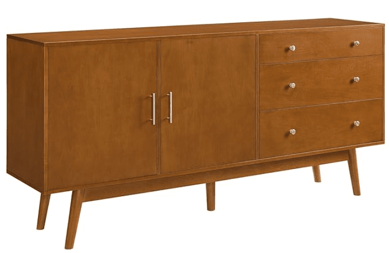 Walker Edison Mid-Century Modern Wood Console