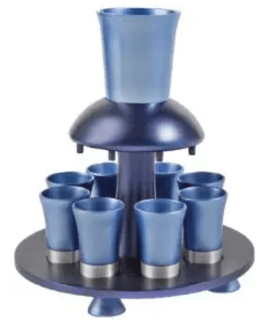 Yair Emanuel Anodized Aluminum Kiddush Fountain