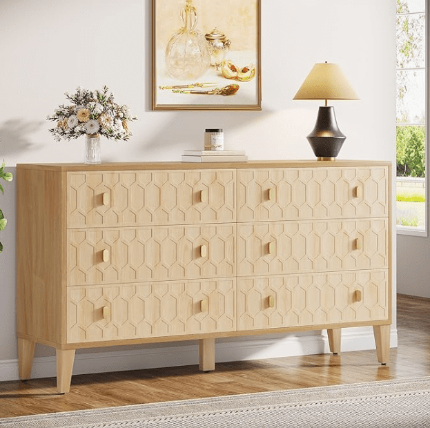 Tribesigns Wood Double Dresser