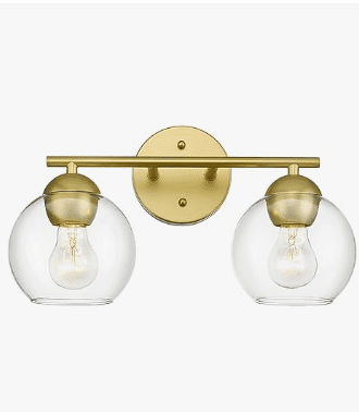 Gold Bathroom Vanity Light Fixture