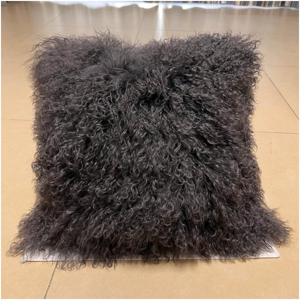 Mongolian Lamb Fur Cushion Cover