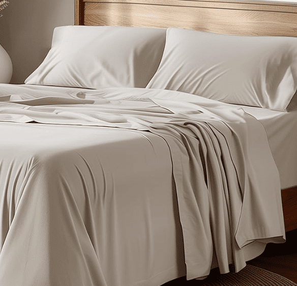 Bedsure 100% Cotton Percale Sheets