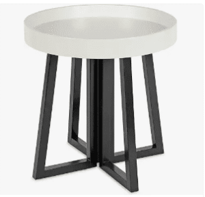 Avery mid century modern round side table