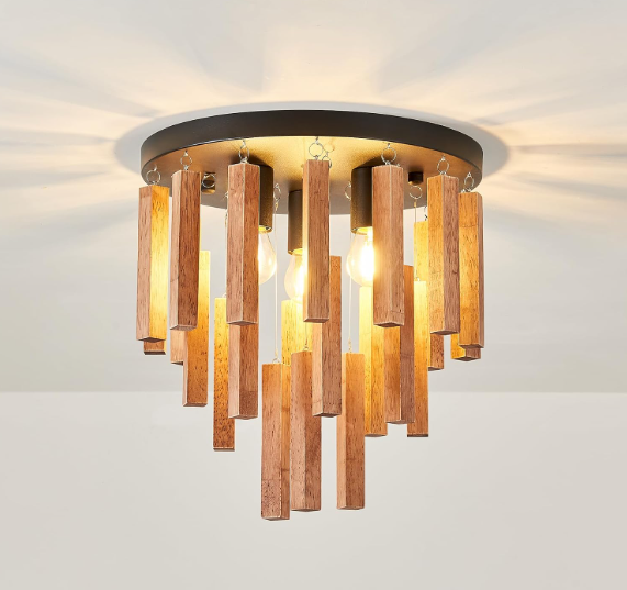 3-Light Semi Flush Mount Ceiling Lights