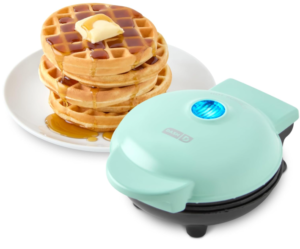 DASH Mini Waffle Maker - 4inch Waffle Mold, Aqua