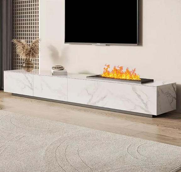 Homary Electric Fireplace TV Stand