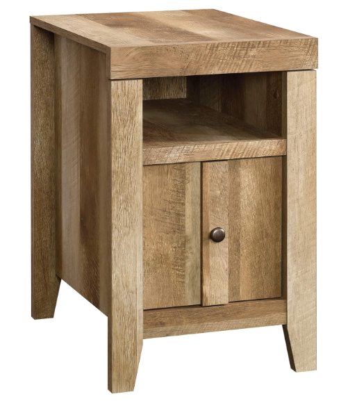 Sauder Dakota Pass Narrow End Side Table, in Craftsman Oak