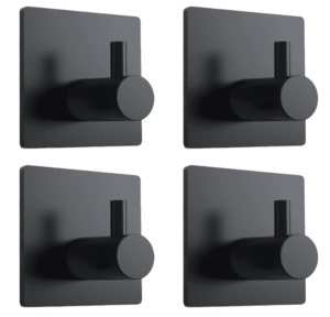 Adhesive hooks, heavy duty, waterproof, 4 pcs
