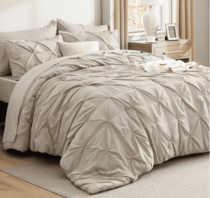 Bedsure comforter set, queen, 7 pcs