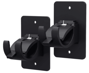 Curtain rod bracket, self adhesive, 2 pcs