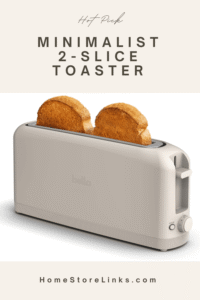Minimalist 2-Slice Toaster