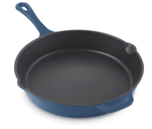 Zakarian by dash cast iron skillet, titanium ceramic coated
