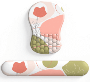 Eulps mouse pad with wrist rest, ergonomic memory foam