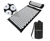 Accupressure mat, pillow and bag