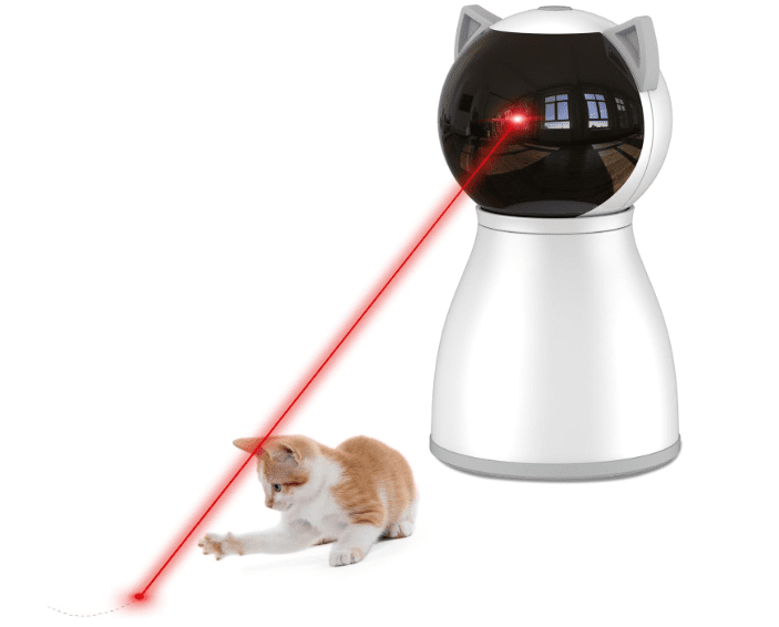 Automatic laser cat toys for indoor cats, motion activated