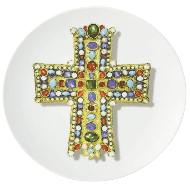 Christina lacroix dessert plate love who you want