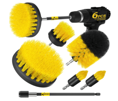 Holikme all purpose cleaning brush power scurbber, 6 pack