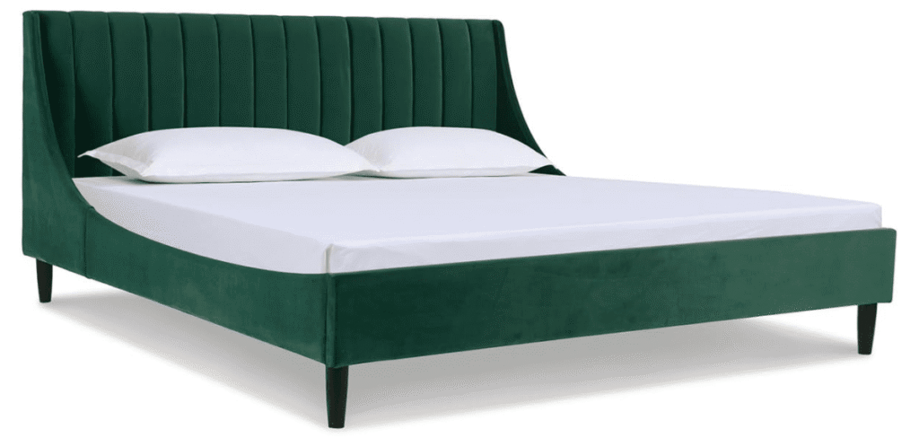 Jennifer tayloer home vertical tufted headboard platform bed set