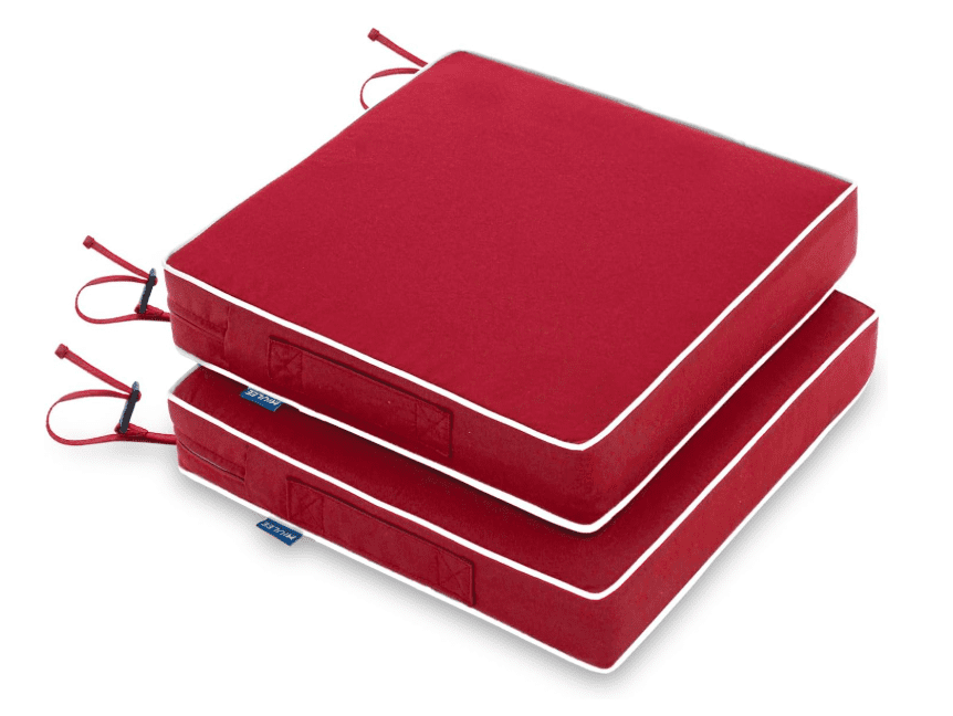 Outdoor chair cushions, 4 pcs