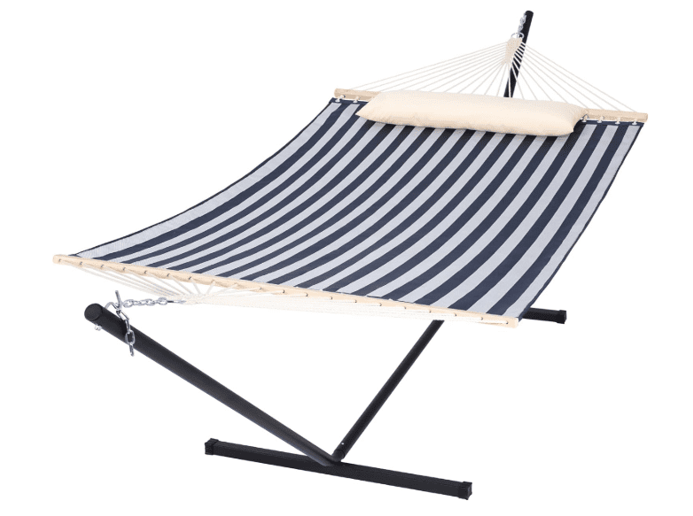 Suncreat double hammock with stand