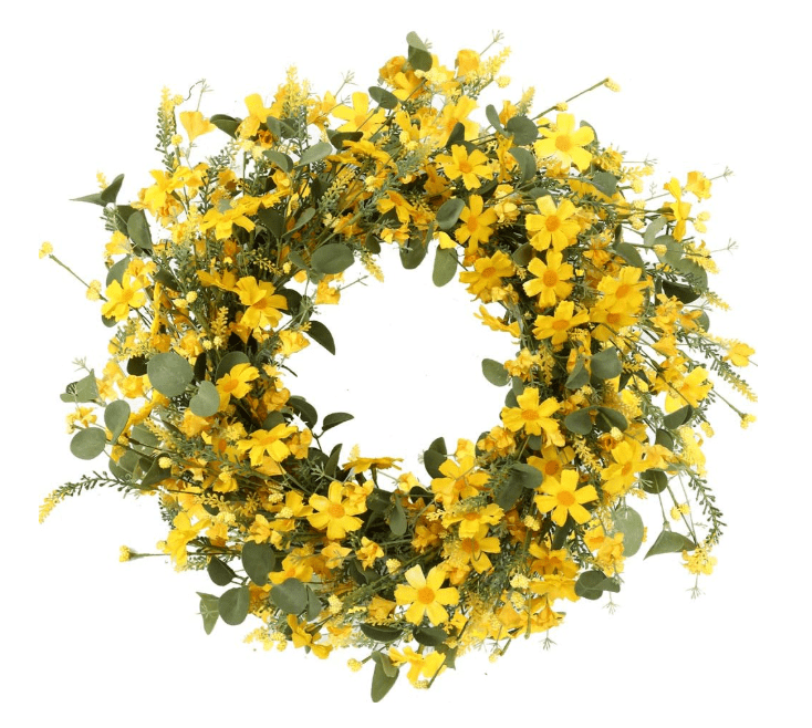 Spring wreath artificial 2