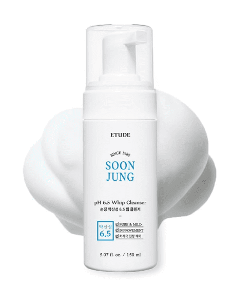 Etude soonjung whip facial cleanser