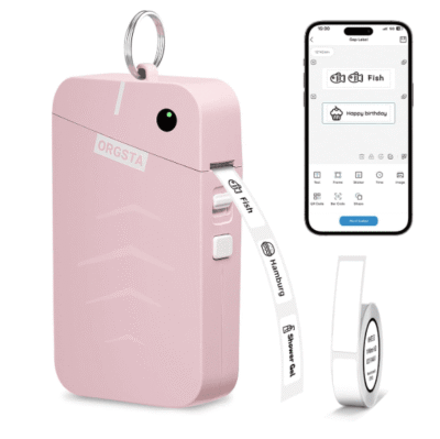 Label maker machine with tape Label maker machine with tape