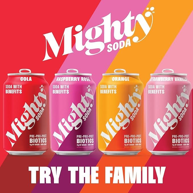 Mighty soda probiotic soda