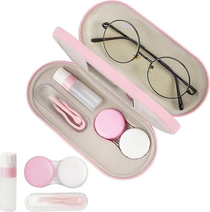 Case for glasses and contacts