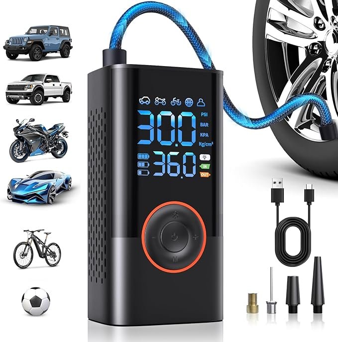 Portable tire inflator