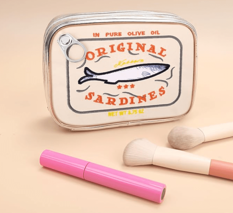 Sardine makeup bag