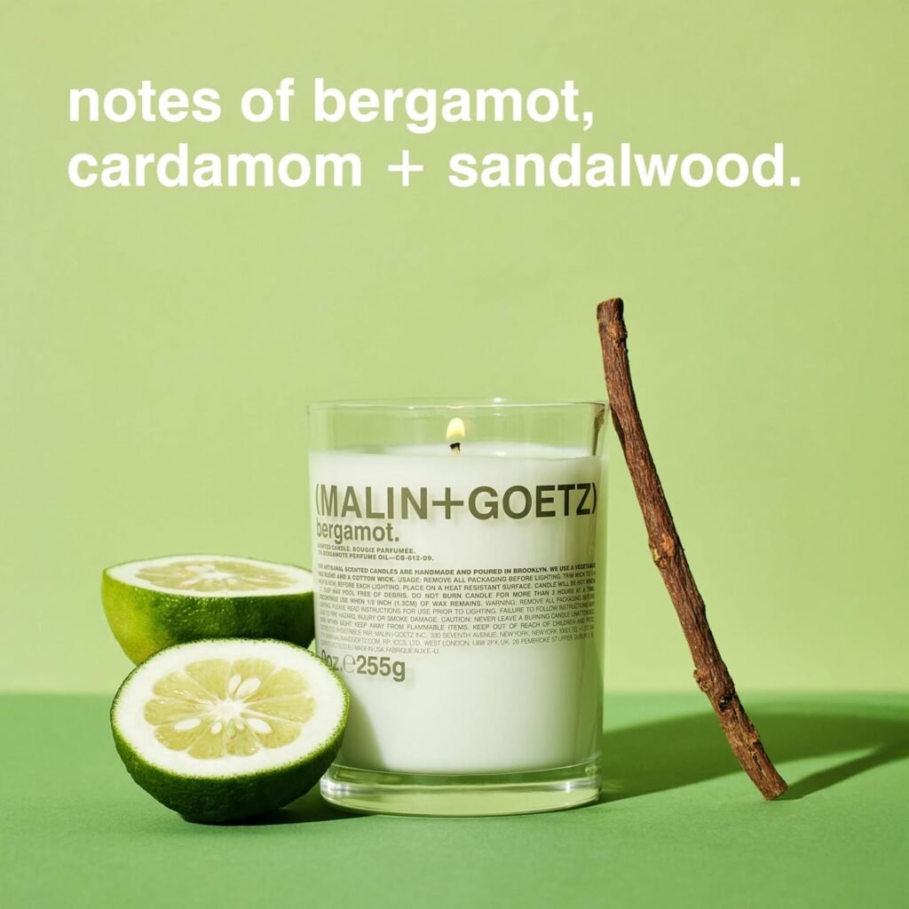 Candle bergamot