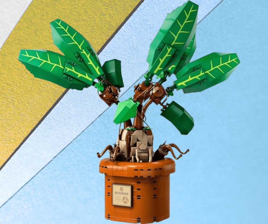 Harry potter mandrake lego plant