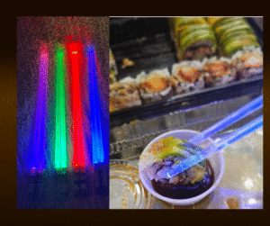 Lightsaber chopsticks