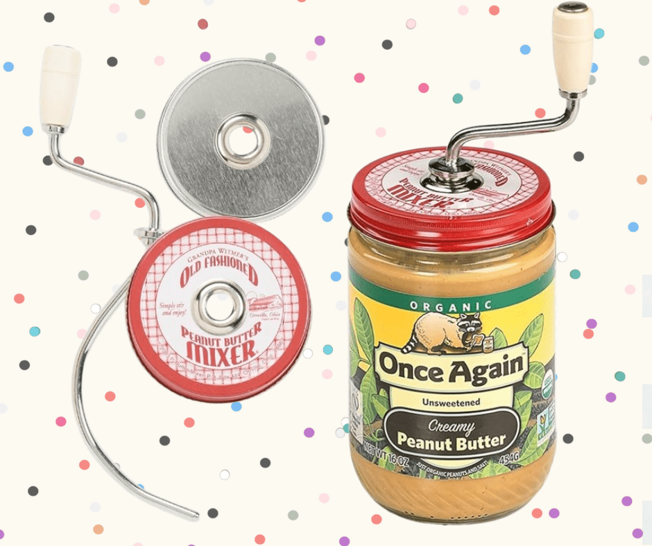 Peanut butter stirrer