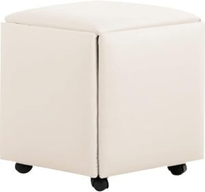 5 in 1 leather seating cube