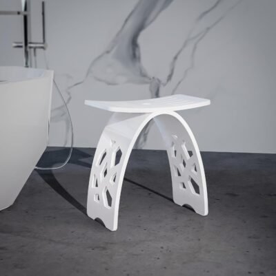 Acrylic shower stool