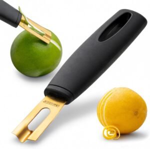 Channel knife for citrus garnish