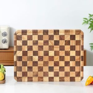 Checkered cutting board