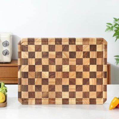 Checkered cutting board