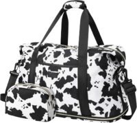Expandable travle duffle bag with toiletry) (weekender, overnight bag, waterproof)