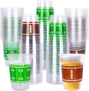 Football plastic cups