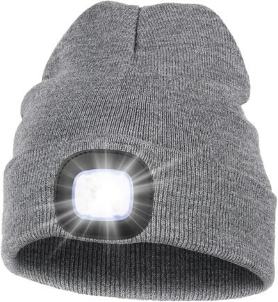 Hat with light, rechargable Hat with light, rechargable