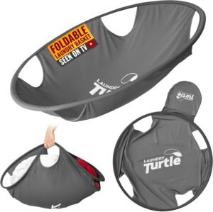 Laundry turtle basket, collapsible