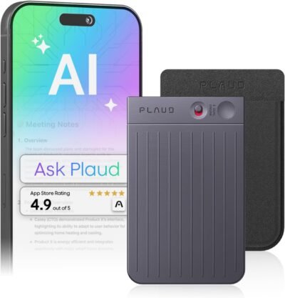 Plaud note ai voice recorder, app control, transcripte & summarize