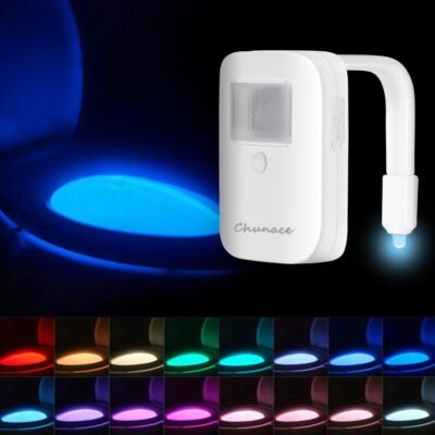 Toilet Bowl Night Light, Motion Activated Sensor Toilet bowl night light, motion activated sensor