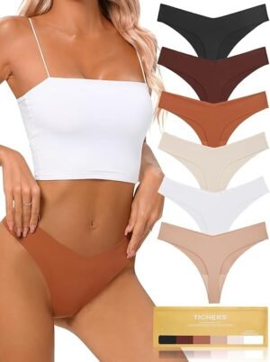 No show thong breathable pack of 6